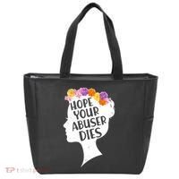 Hope Your Abuser Dies Tote Bag thumb 0