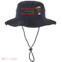 Have Yourself A Merry Little Cocktail Funny Christmas Meme Gift Bucket Hat thumb 0