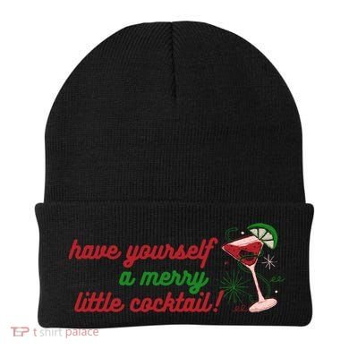 Have Yourself A Merry Little Cocktail Funny Christmas Meme Gift Beanie