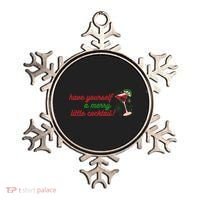 Have Yourself A Merry Little Cocktail Funny Christmas Meme Gift Ornament thumb 0
