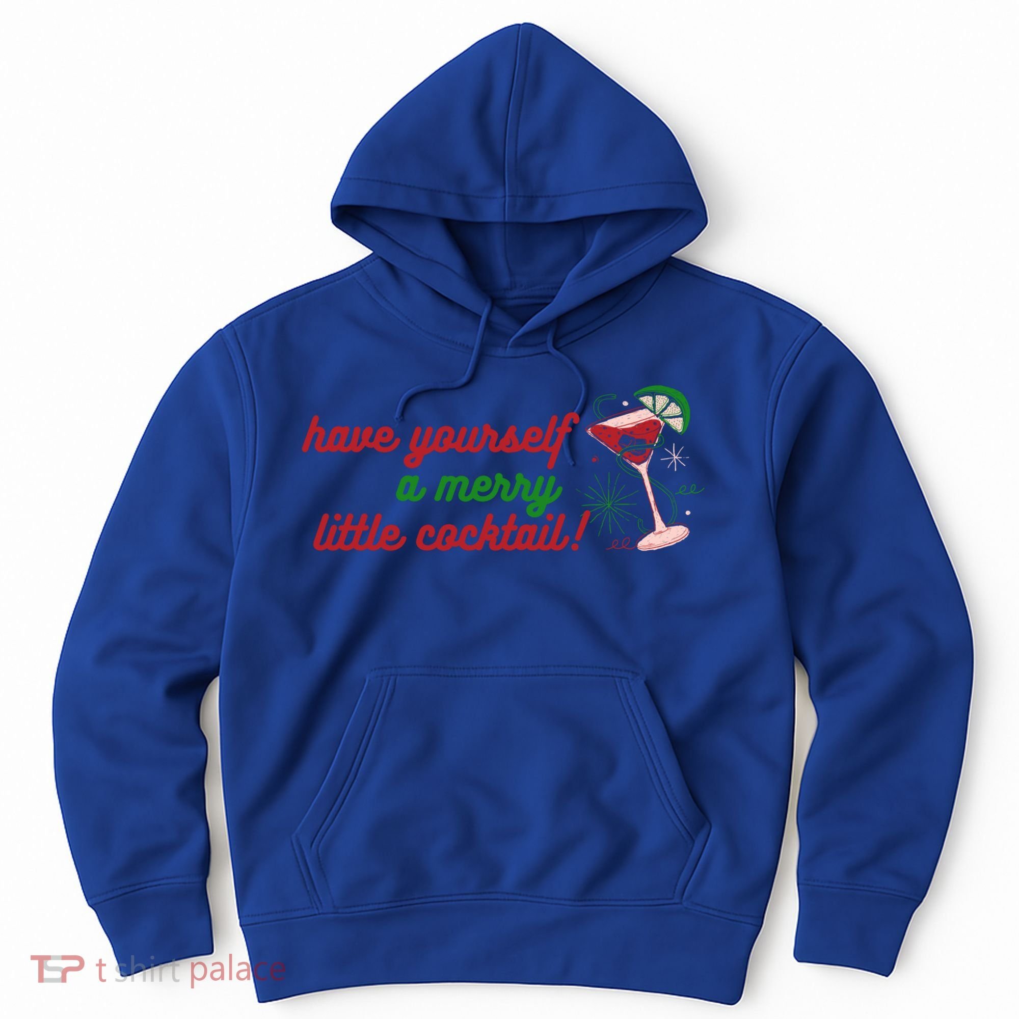 Have Yourself A Merry Little Cocktail Funny Christmas Meme Gift Hoodie