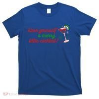 Have Yourself A Merry Little Cocktail Funny Christmas Meme Gift T-Shirt thumb 0