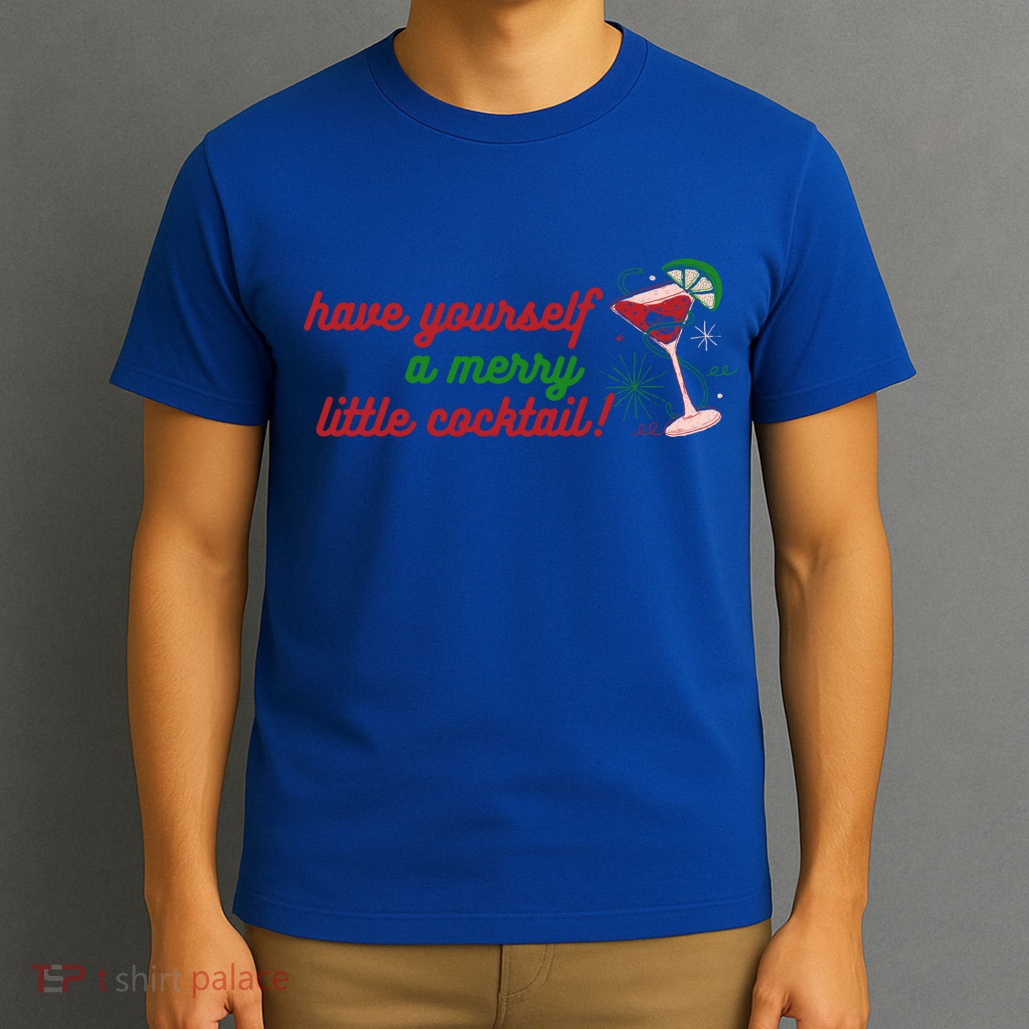 Have Yourself A Merry Little Cocktail Funny Christmas Meme Gift T-Shirt