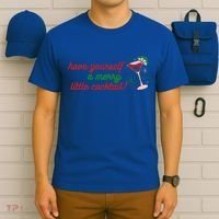 Have Yourself A Merry Little Cocktail Funny Christmas Meme Gift T-Shirt thumb 6