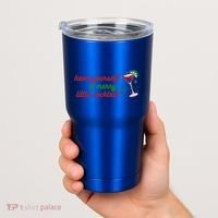 Have Yourself A Merry Little Cocktail Funny Christmas Meme Gift Tumbler thumb 2