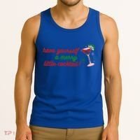 Have Yourself A Merry Little Cocktail Funny Christmas Meme Gift Tank Top thumb 3