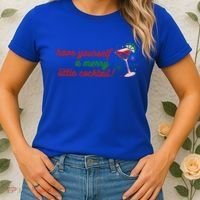 Have Yourself A Merry Little Cocktail Funny Christmas Meme Gift Women's T-Shirt thumb 2