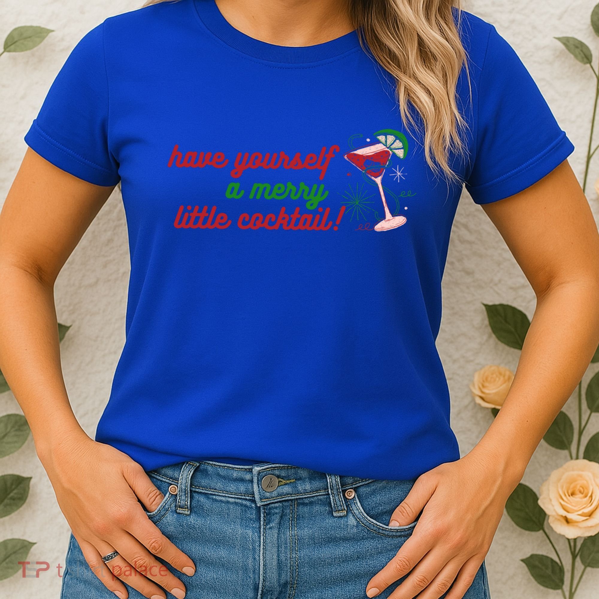 Have Yourself A Merry Little Cocktail Funny Christmas Meme Gift Women's T-Shirt