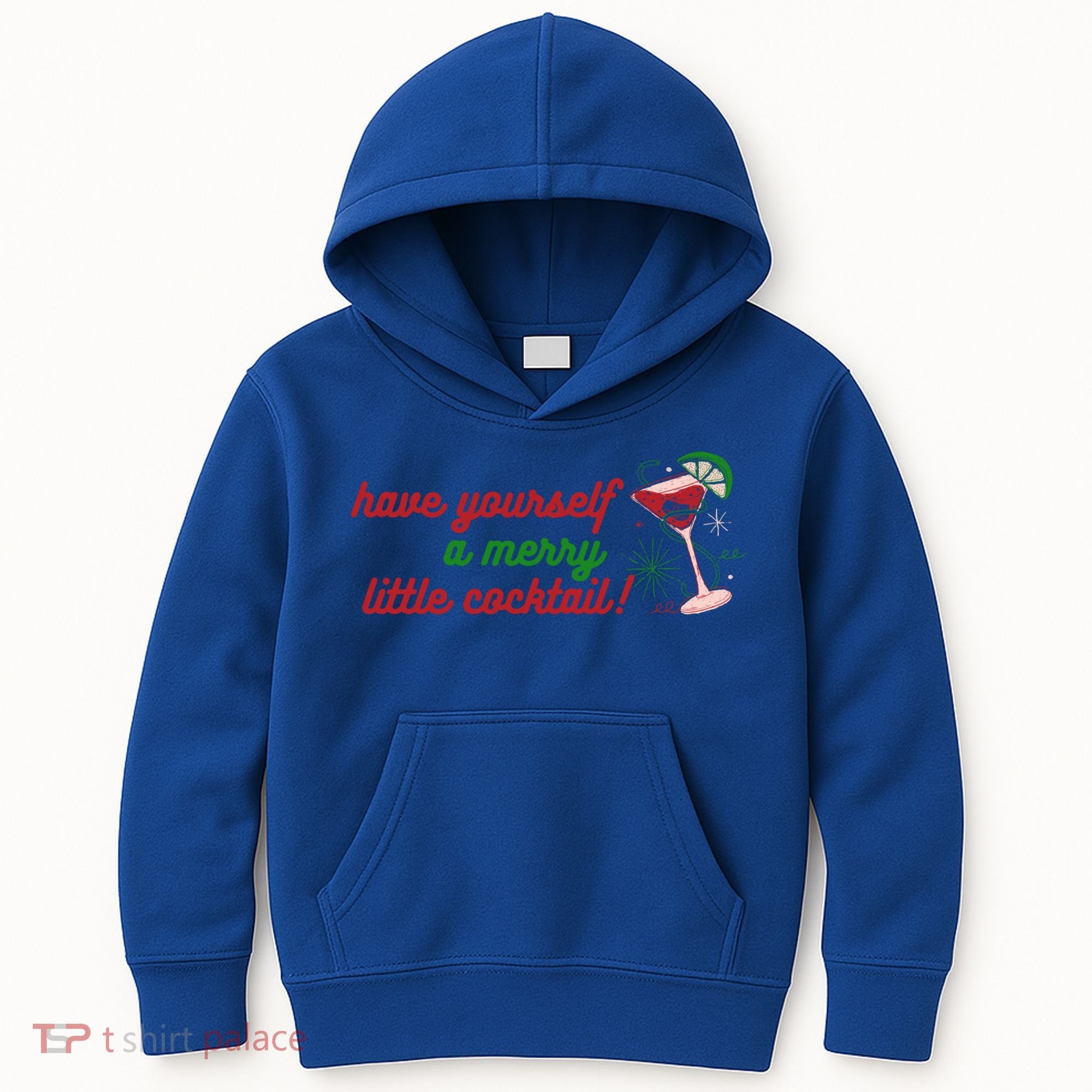 Have Yourself A Merry Little Cocktail Funny Christmas Meme Gift Kids Hoodie
