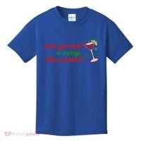 Have Yourself A Merry Little Cocktail Funny Christmas Meme Gift Kids T-Shirt thumb 0
