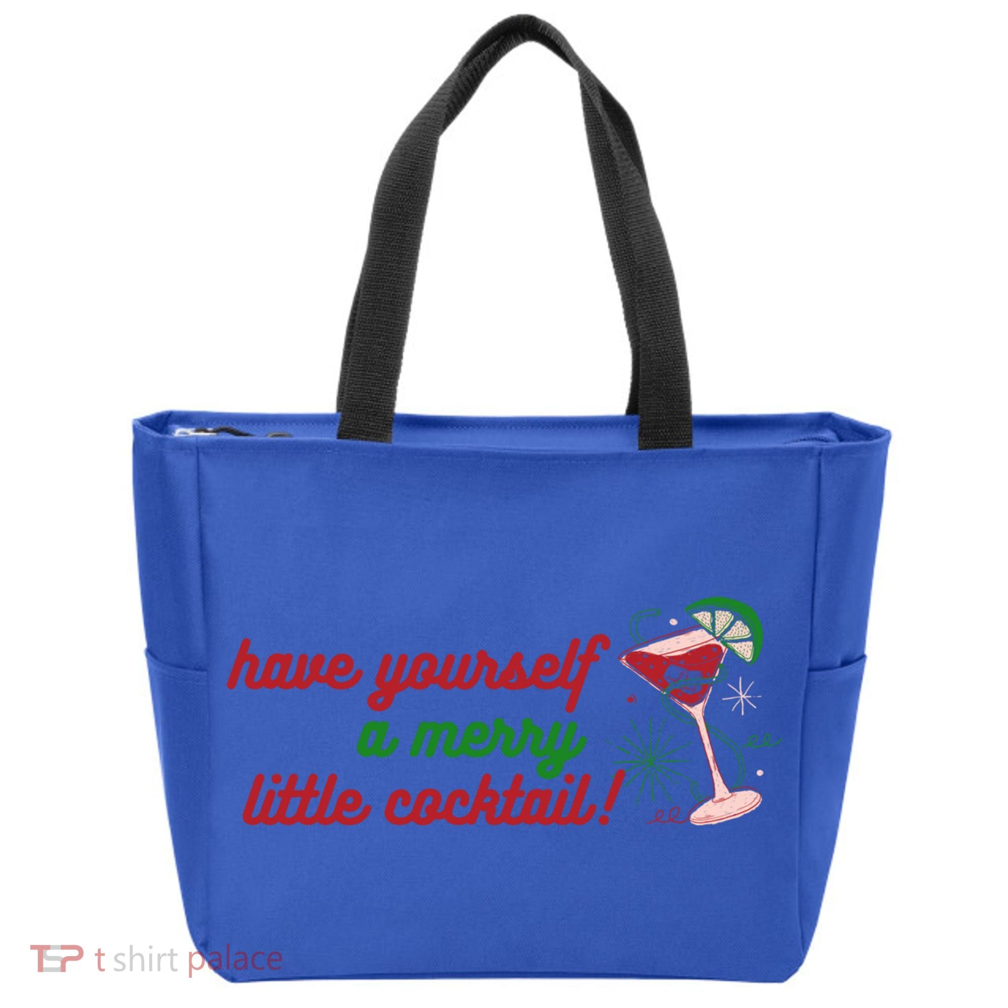 Have Yourself A Merry Little Cocktail Funny Christmas Meme Gift Tote Bag