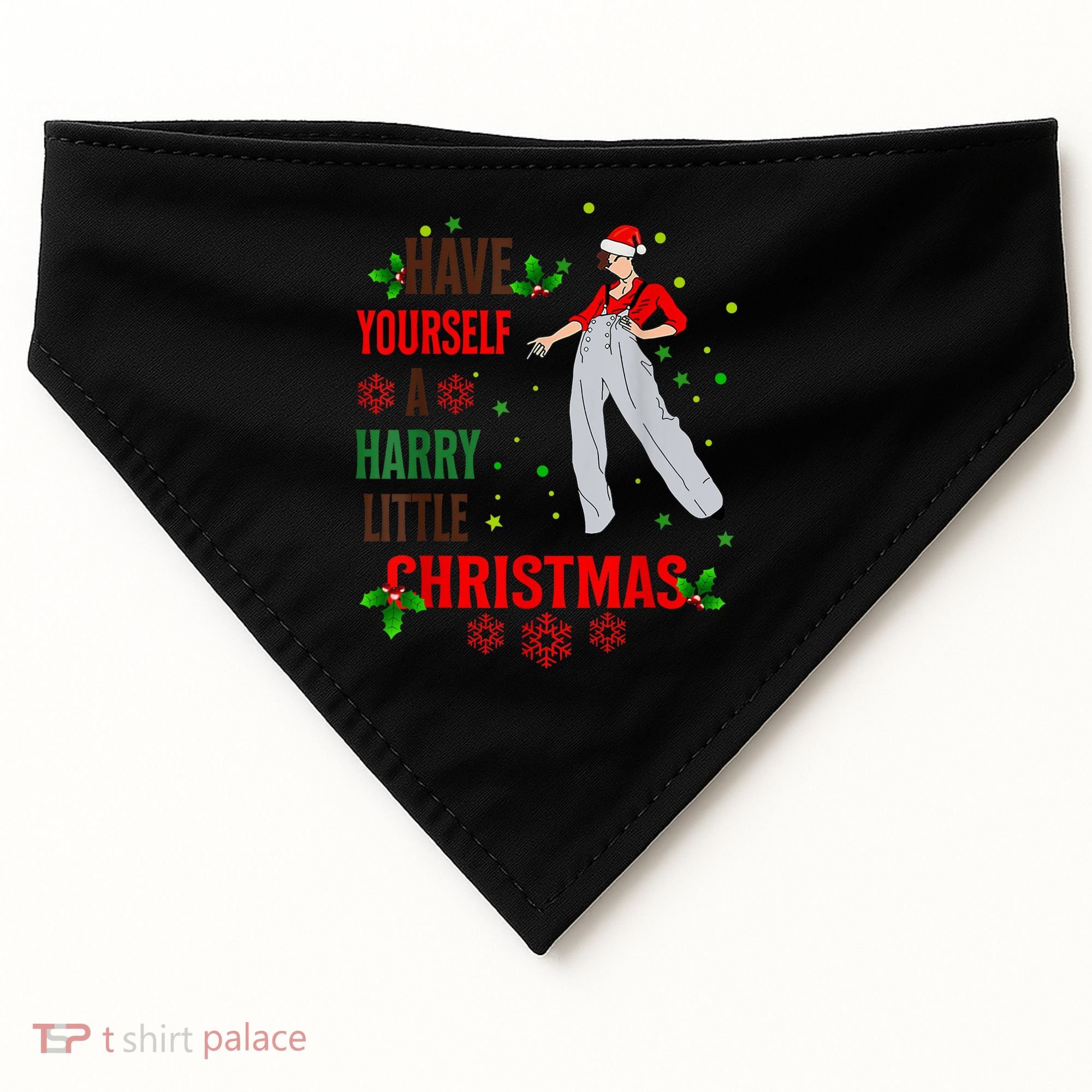 Have Yourself A Harry Little Christmas USA-Made Doggie Bandana