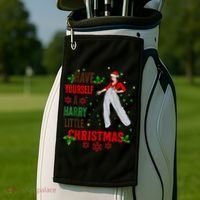 Have Yourself A Harry Little Christmas Golf Towel thumb 2