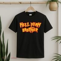 Hell Yeah Brother Funny 80S Wrestling Vegas Pool Party T-Shirt thumb 2
