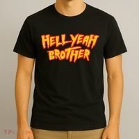 Hell Yeah Brother Funny 80S Wrestling Vegas Pool Party T-Shirt thumb 3