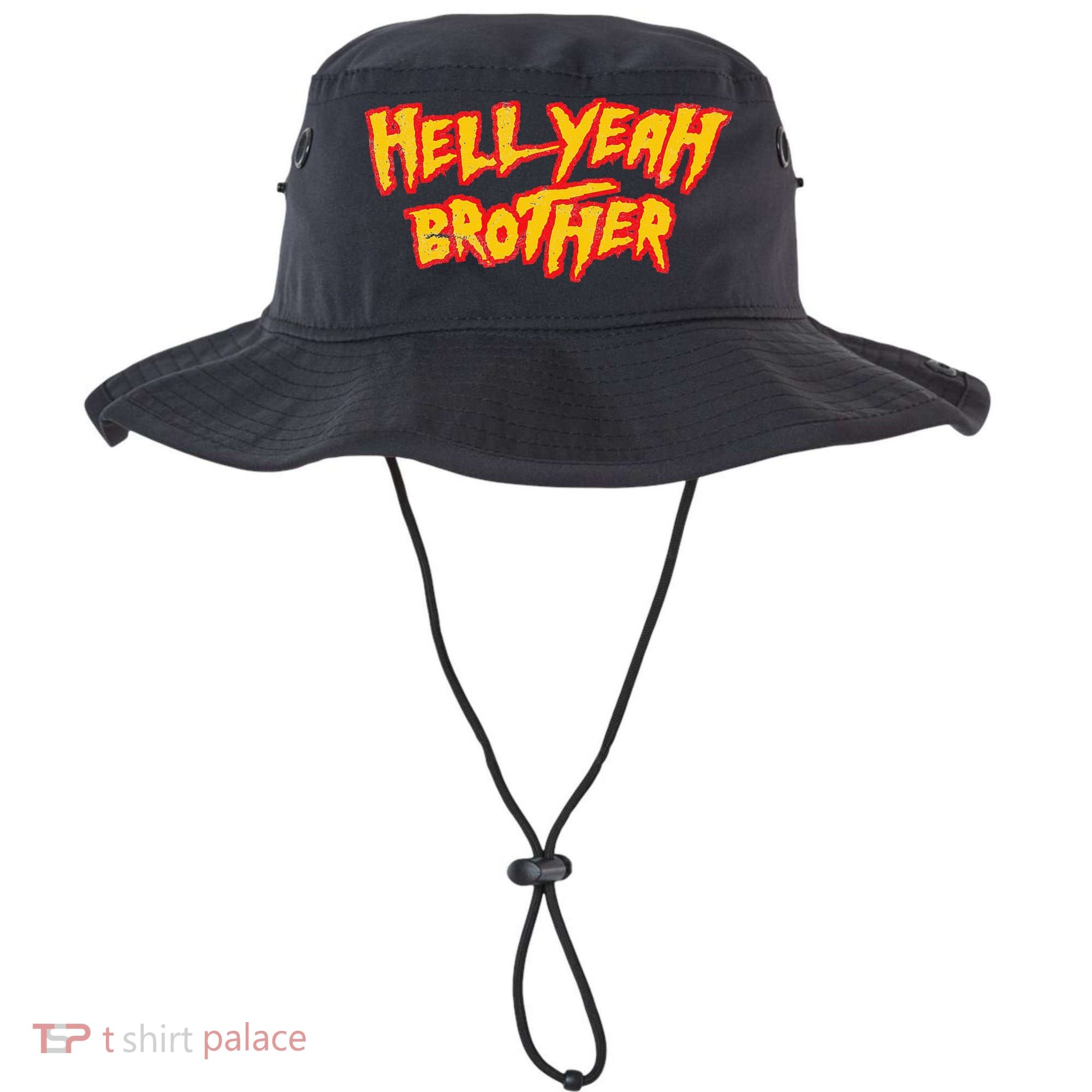 Hell Yeah Brother Funny 80S Wrestling Vegas Pool Party Bucket Hat