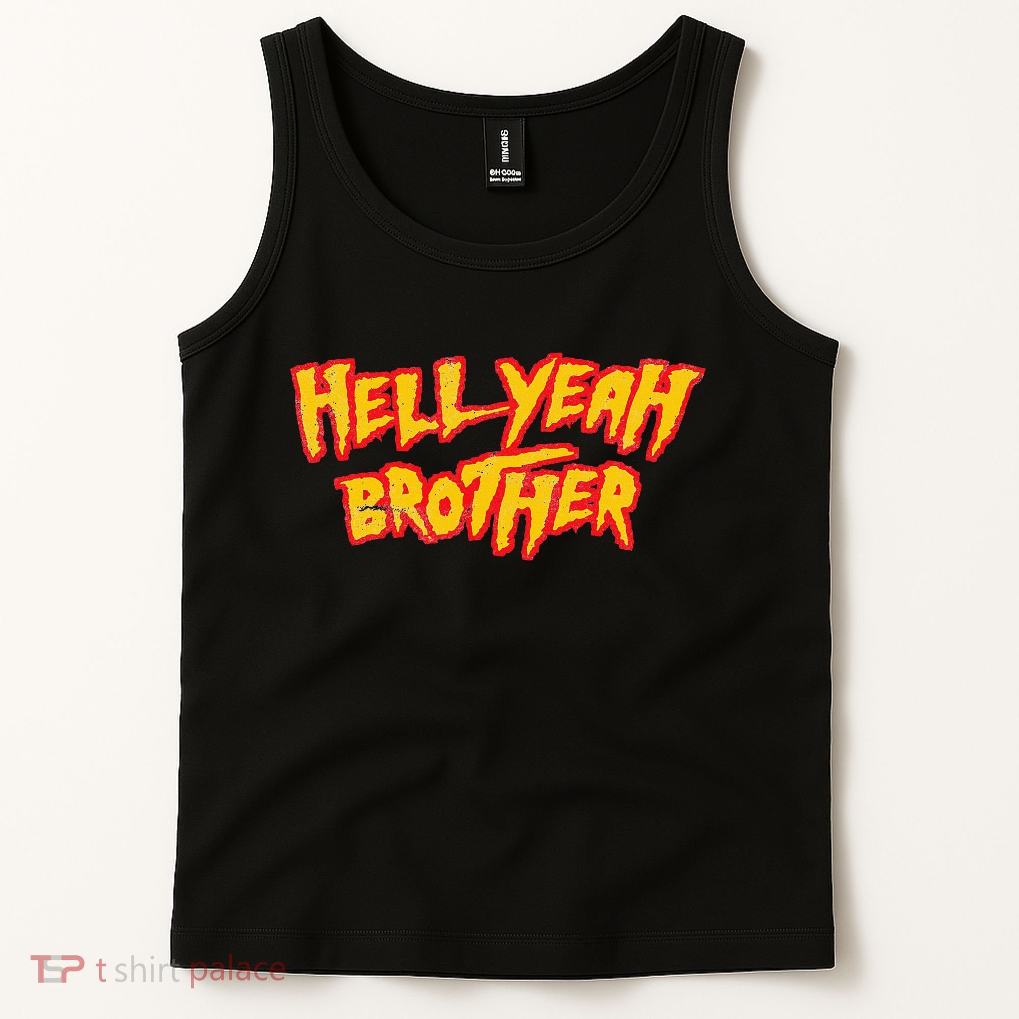 Hell Yeah Brother Funny 80S Wrestling Vegas Pool Party Tank Top