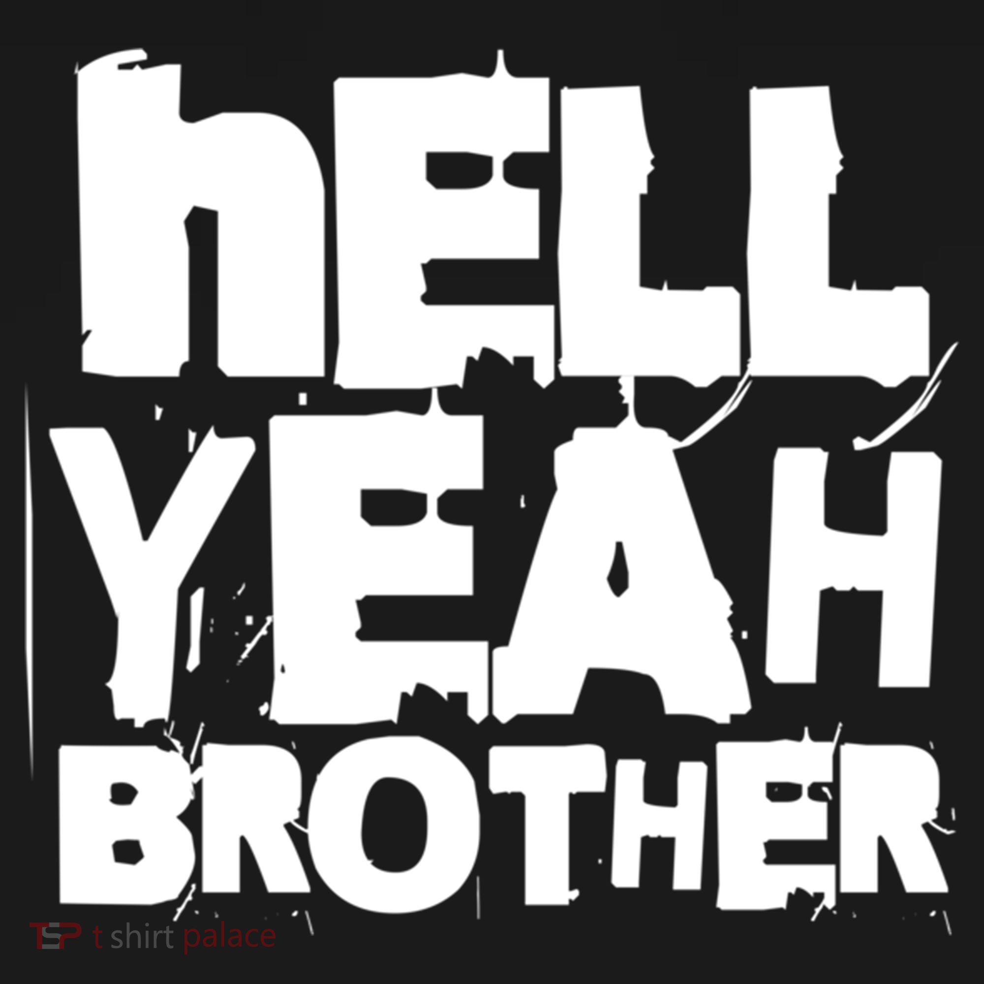 Hell Yeah Brother Siblings Funny Sarcastic Saying Cute Gift USA-Made Doggie Bandana