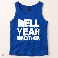 Hell Yeah Brother Siblings Funny Sarcastic Saying Cute Gift Tank Top thumb 2