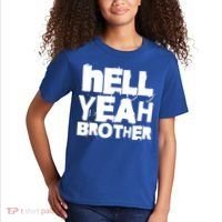 Hell Yeah Brother Siblings Funny Sarcastic Saying Cute Gift Kids T-Shirt thumb 2