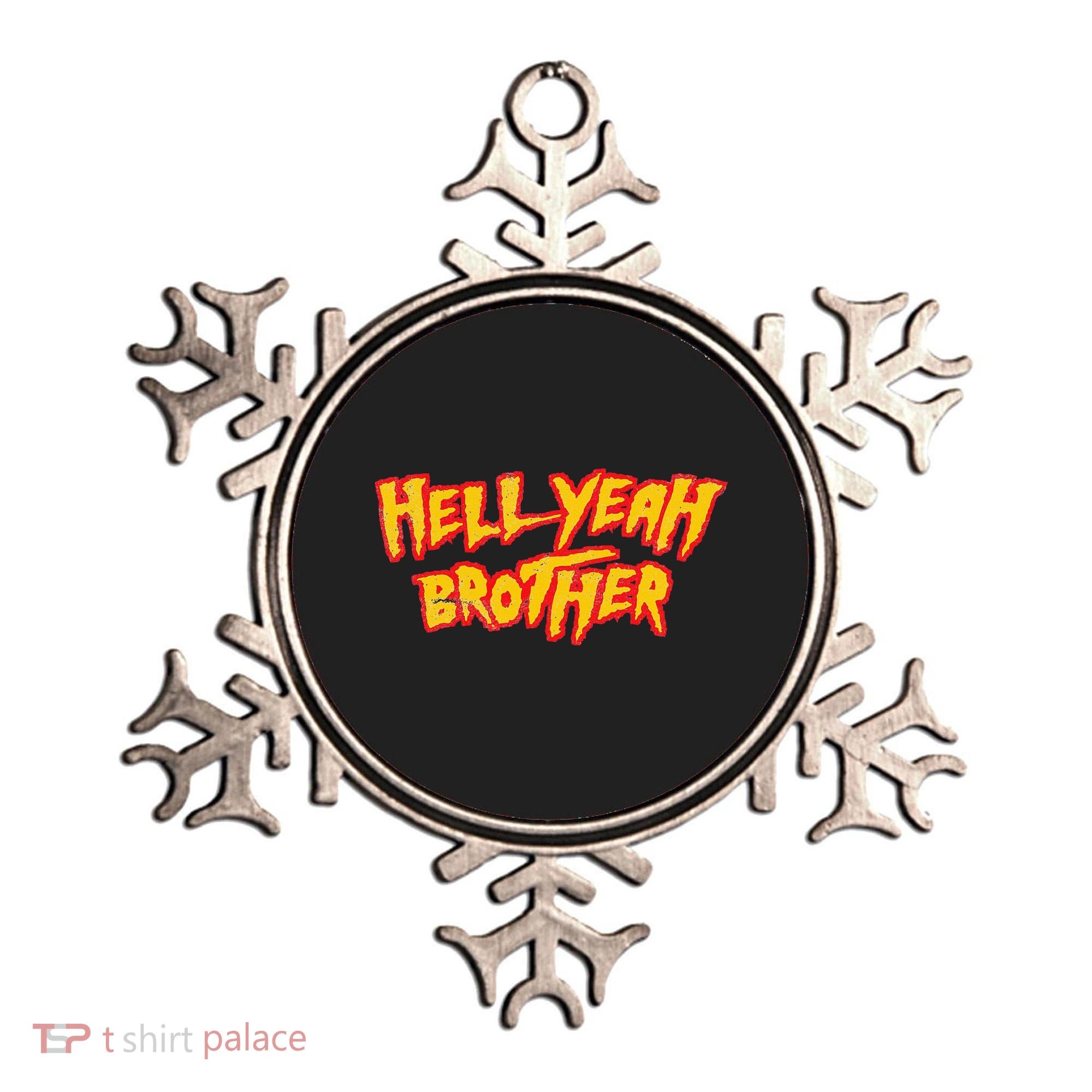 Hell Yeah Brother Funny 80S Wrestling Vegas Pool Ornament