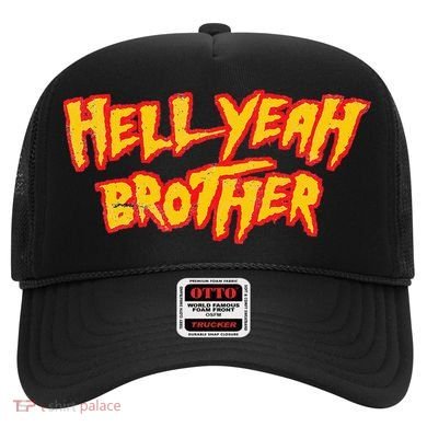 Hell Yeah Brother Funny 80S Wrestling Vegas Pool Hat