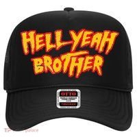 Hell Yeah Brother Funny 80S Wrestling Vegas Pool Hat thumb 0