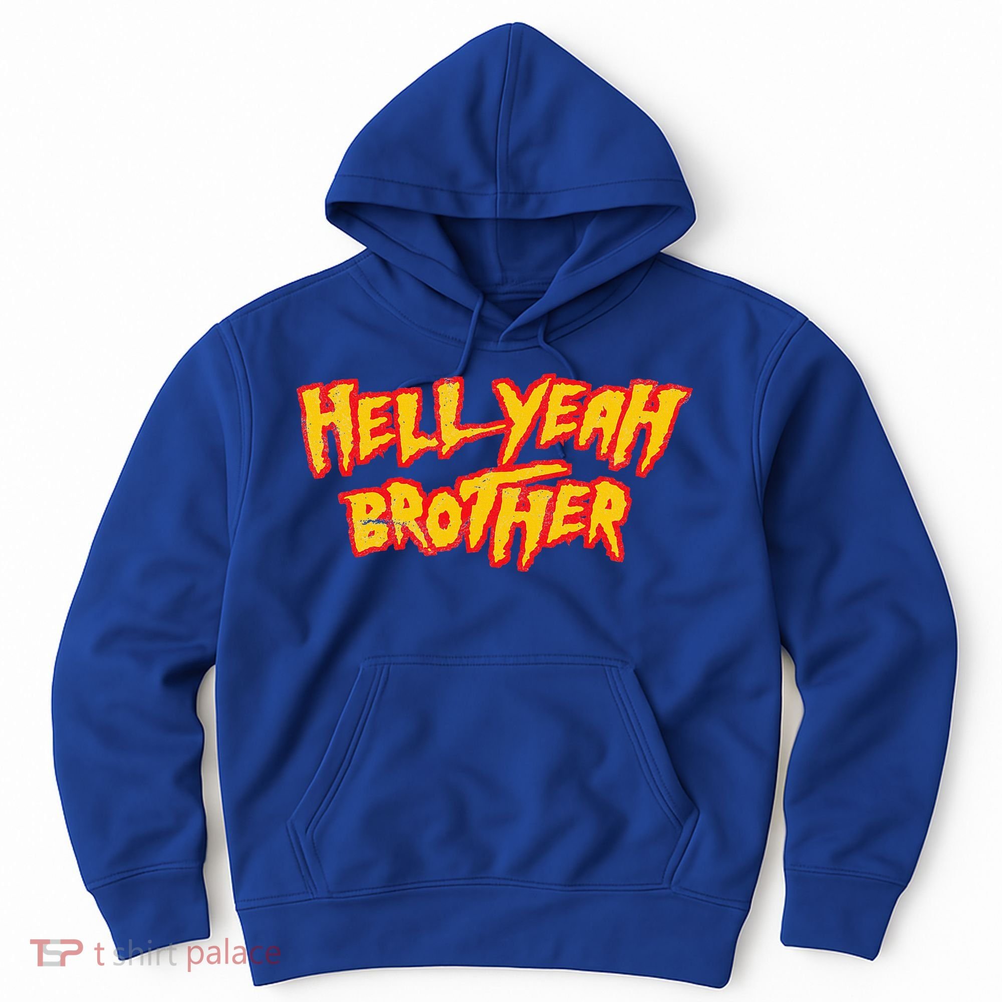 Hell Yeah Brother Funny 80S Wrestling Vegas Pool Hoodie
