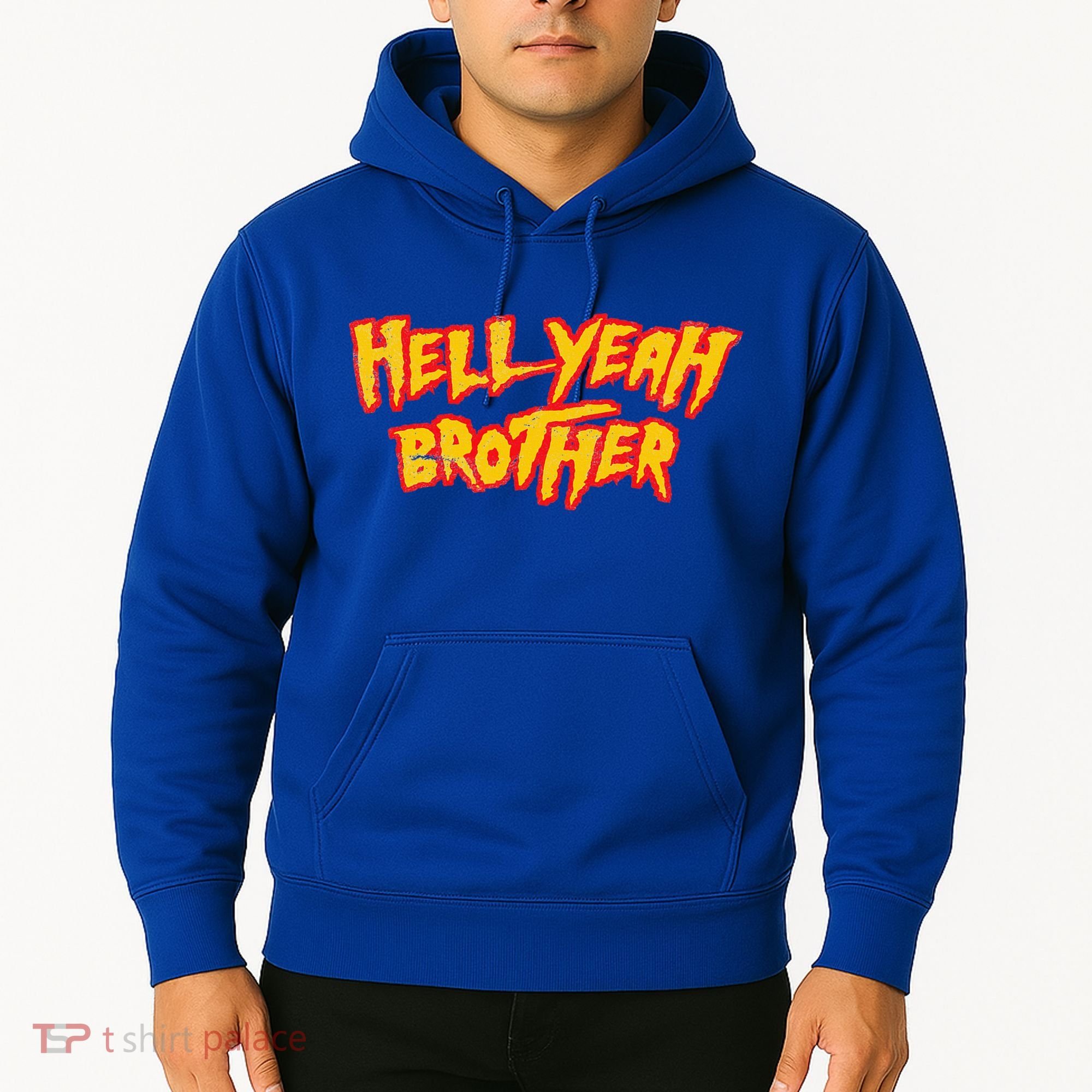 Hell Yeah Brother Funny 80S Wrestling Vegas Pool Hoodie
