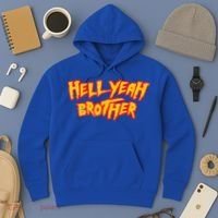 Hell Yeah Brother Funny 80S Wrestling Vegas Pool Hoodie thumb 3