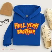 Hell Yeah Brother Funny 80S Wrestling Vegas Pool Hoodie thumb 4