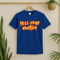Hell Yeah Brother Funny 80S Wrestling Vegas Pool T-Shirt thumb 2