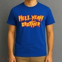 Hell Yeah Brother Funny 80S Wrestling Vegas Pool T-Shirt thumb 3
