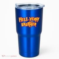 Hell Yeah Brother Funny 80S Wrestling Vegas Pool Tumbler thumb 0