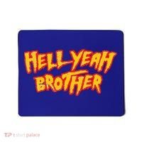 Hell Yeah Brother Funny 80S Wrestling Vegas Pool Mousepad thumb 0