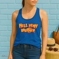 Hell Yeah Brother Funny 80S Wrestling Vegas Pool Women's Tank Top thumb 2