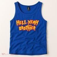 Hell Yeah Brother Funny 80S Wrestling Vegas Pool Tank Top thumb 2