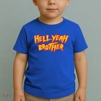 Hell Yeah Brother Funny 80S Wrestling Vegas Pool Toddler T-Shirt thumb 2