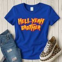 Hell Yeah Brother Funny 80S Wrestling Vegas Pool Women's T-Shirt thumb 3
