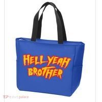 Hell Yeah Brother Funny 80S Wrestling Vegas Pool Tote Bag thumb 3