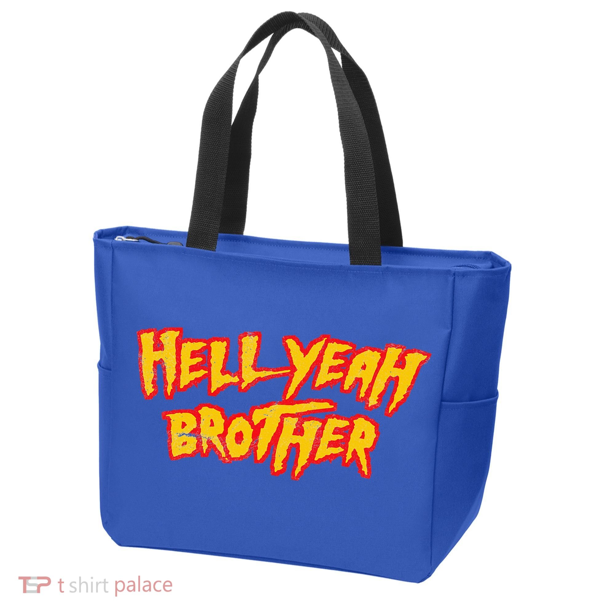 Hell Yeah Brother Funny 80S Wrestling Vegas Pool Tote Bag