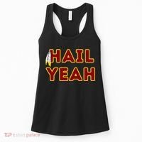 Hail Yeah Burgundy Gold Foot Ball Women's Tank Top thumb 0