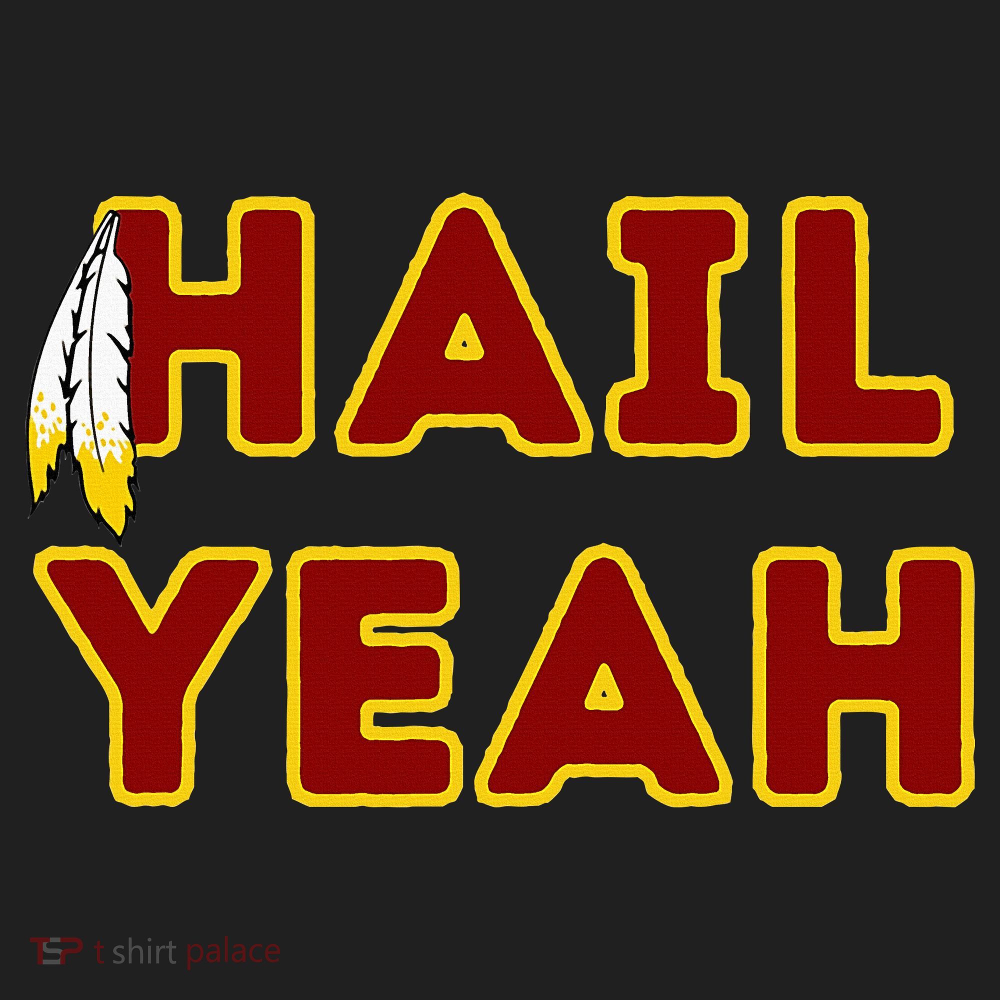 Hail Yeah Burgundy Gold Foot Ball Golf Towel