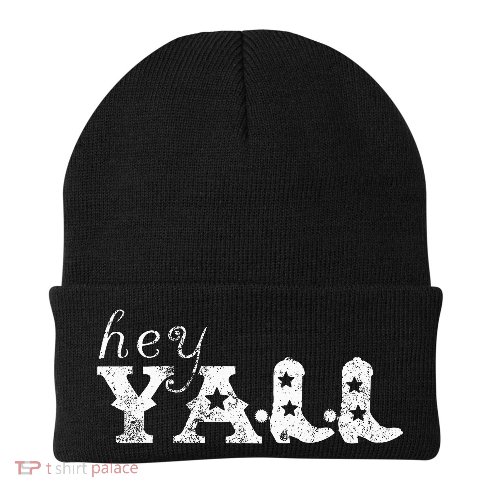 Hey YAll Cowboy Boots Beanie