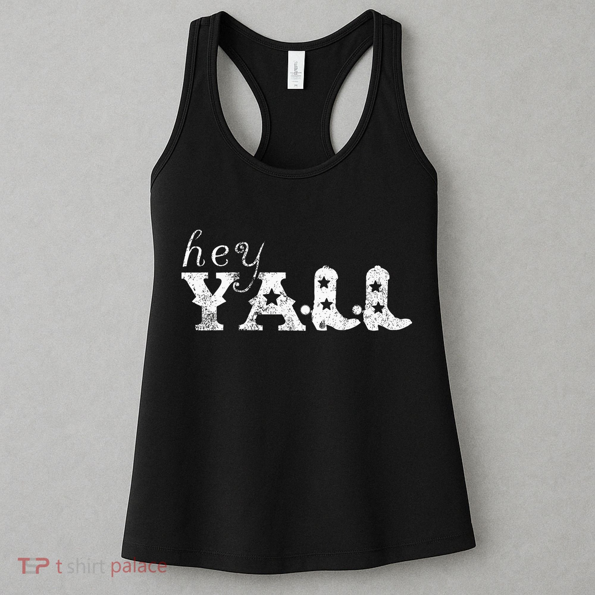 Hey YAll Cowboy Boots Women's Tank Top
