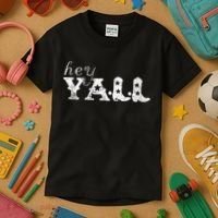 Hey YAll Cowboy Boots Kids T-Shirt thumb 3