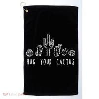 Hug Your Cactus Golf Towel thumb 0