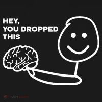 Hey You Dropped This Brain Funny Sarcastic Backpack thumb 2