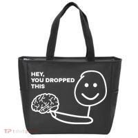 Hey You Dropped This Brain Funny Sarcastic Tote Bag thumb 0