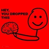 Hey You Dropped This Brain Funny Sarcastic Santa Hat thumb 1